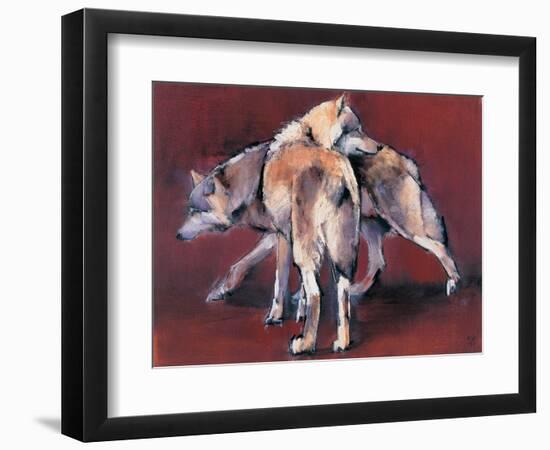 Wolf Composition, 2001-Mark Adlington-Framed Giclee Print