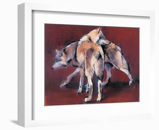 Wolf Composition, 2001-Mark Adlington-Framed Giclee Print