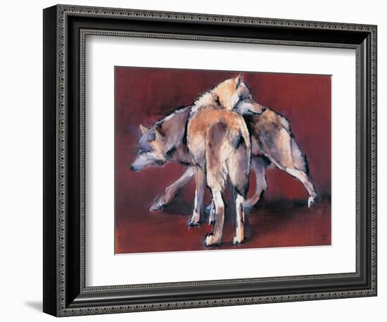 Wolf Composition, 2001-Mark Adlington-Framed Giclee Print