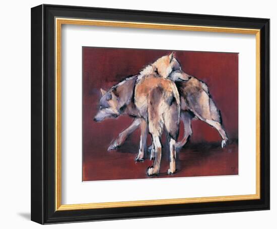 Wolf Composition, 2001-Mark Adlington-Framed Giclee Print