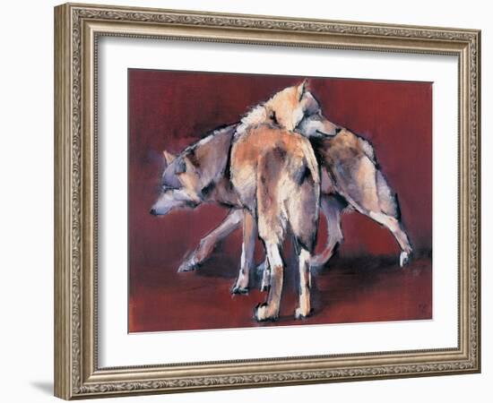 Wolf Composition, 2001-Mark Adlington-Framed Giclee Print