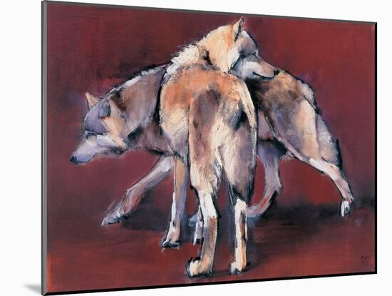 Wolf Composition, 2001-Mark Adlington-Mounted Giclee Print