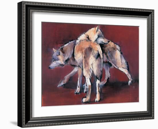 Wolf Composition, 2001-Mark Adlington-Framed Giclee Print