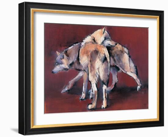 Wolf Composition, 2001-Mark Adlington-Framed Giclee Print