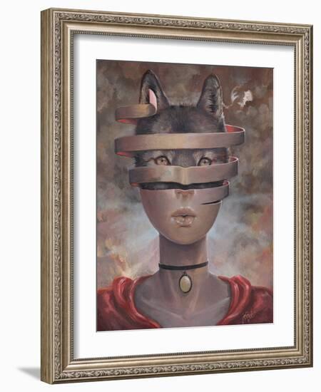 Wolf in Lambs Clothes-Aaron Jasinski-Framed Art Print