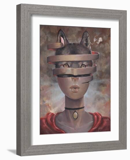 Wolf in Lambs Clothes-Aaron Jasinski-Framed Art Print