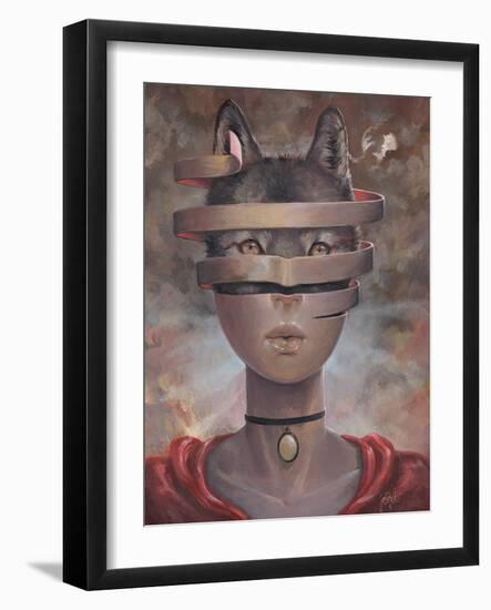 Wolf in Lambs Clothes-Aaron Jasinski-Framed Art Print