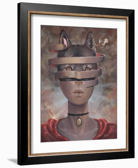 Wolf in Lambs Clothes-Aaron Jasinski-Framed Art Print