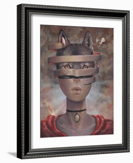 Wolf in Lambs Clothes-Aaron Jasinski-Framed Art Print