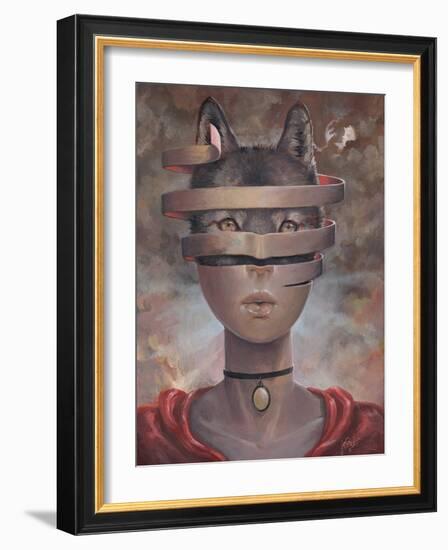 Wolf in Lambs Clothes-Aaron Jasinski-Framed Art Print