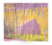 Gray-Violet Landscape-Wolf Kahn-Framed Giclee Print