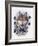 Wolf Montage, Winter-William Vanderdasson-Framed Giclee Print