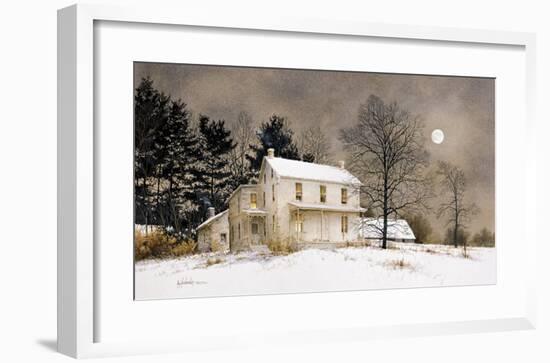 Wolf Moon-Ray Hendershot-Framed Art Print