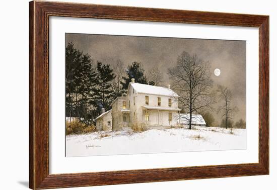 Wolf Moon-Ray Hendershot-Framed Art Print