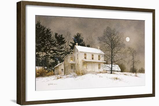 Wolf Moon-Ray Hendershot-Framed Art Print