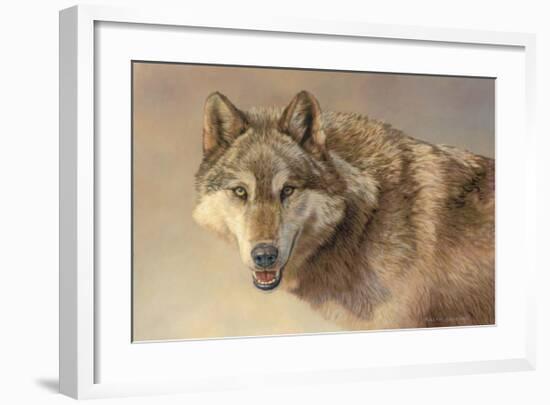 Wolf Portrait-Kalon Baughan-Framed Giclee Print