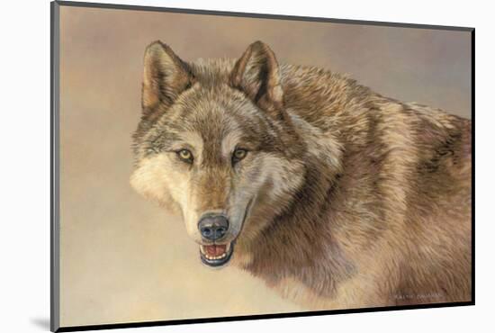 Wolf Portrait-Kalon Baughan-Mounted Giclee Print