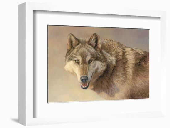 Wolf Portrait-Kalon Baughan-Framed Art Print