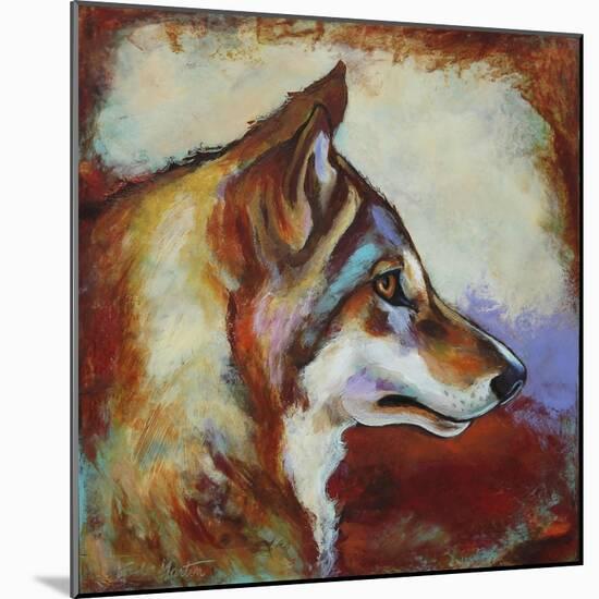 Wolf Portrait-Corina St. Martin-Mounted Giclee Print