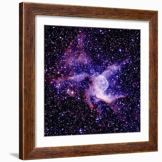 Wolf-Rayet Nebula-Celestial Image-Framed Premium Photographic Print