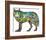 Wolf Standing-Sue Coccia-Framed Giclee Print