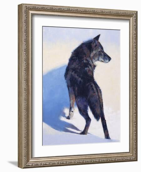 Wolf Study I-Julie Chapman-Framed Art Print