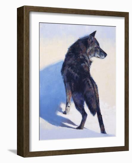 Wolf Study I-Julie Chapman-Framed Art Print