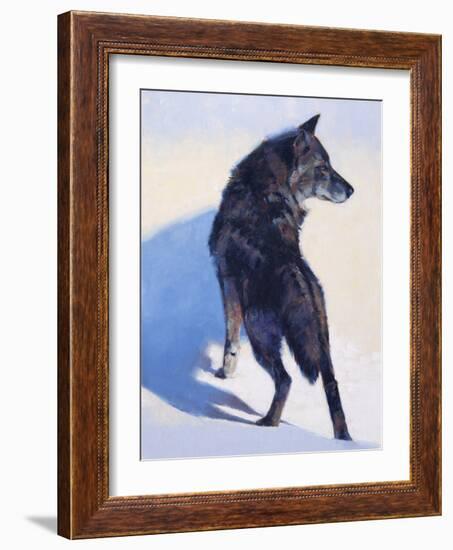 Wolf Study I-Julie Chapman-Framed Art Print