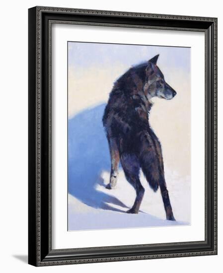 Wolf Study I-Julie Chapman-Framed Art Print