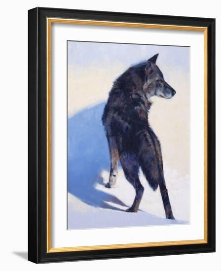 Wolf Study I-Julie Chapman-Framed Art Print