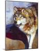 Wolf Study II-Julie Chapman-Mounted Art Print