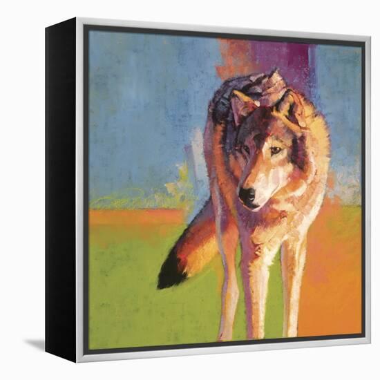 Wolf Study III-Julie Chapman-Framed Stretched Canvas