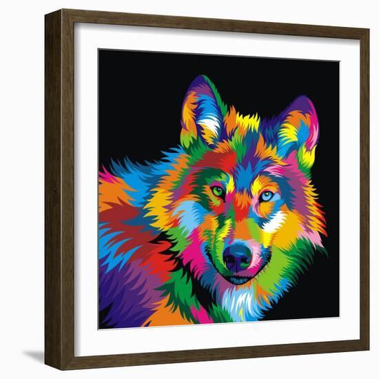 Wolf-Bob Weer-Framed Giclee Print