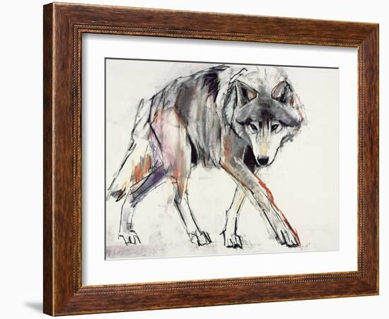 Wolf-Mark Adlington-Framed Giclee Print