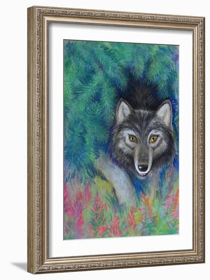 Wolf-Oxana Zaika-Framed Giclee Print