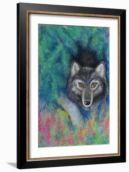 Wolf-Oxana Zaika-Framed Giclee Print