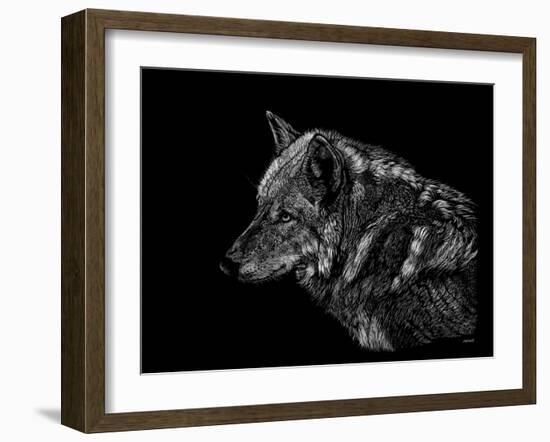 Wolf-Geraldine Aikman-Framed Giclee Print