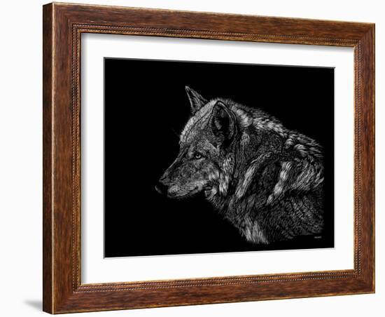 Wolf-Geraldine Aikman-Framed Giclee Print