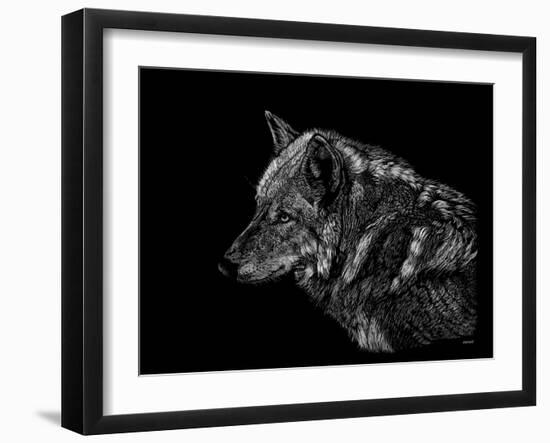 Wolf-Geraldine Aikman-Framed Giclee Print