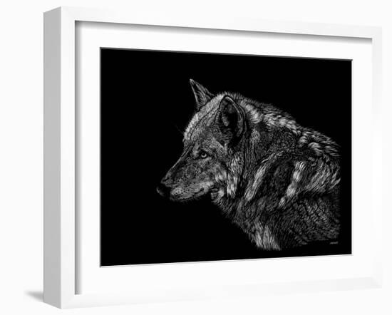 Wolf-Geraldine Aikman-Framed Giclee Print