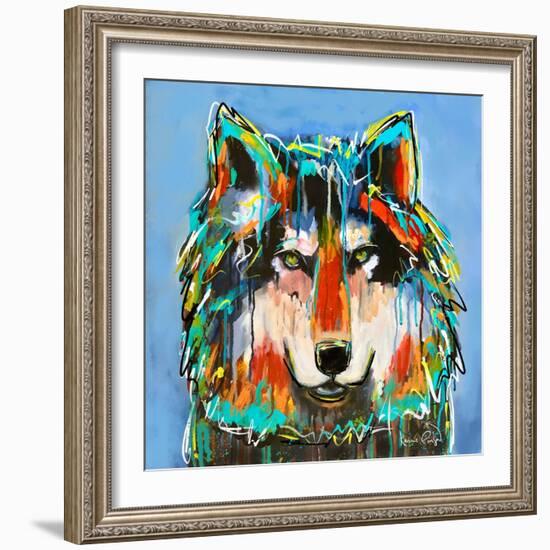 Wolf-Karrie Evenson-Framed Art Print