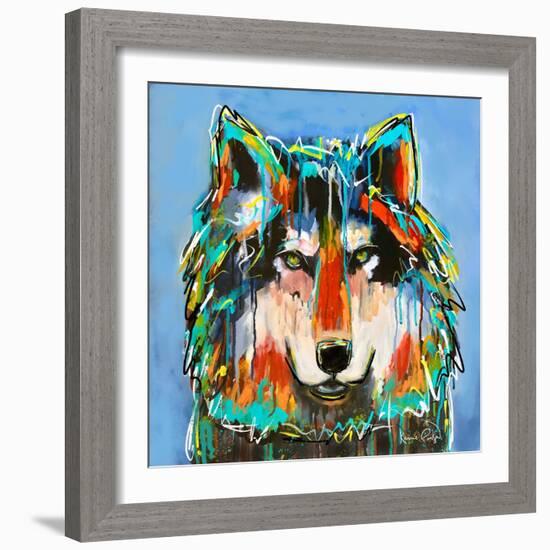 Wolf-Karrie Evenson-Framed Art Print