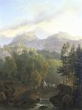 Alpine Landscape-Wolfgang-adam Topffer-Framed Giclee Print