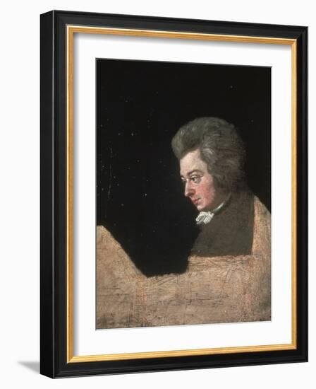 Wolfgang Amadeus Mozart, 1782-Joseph Lange-Framed Giclee Print