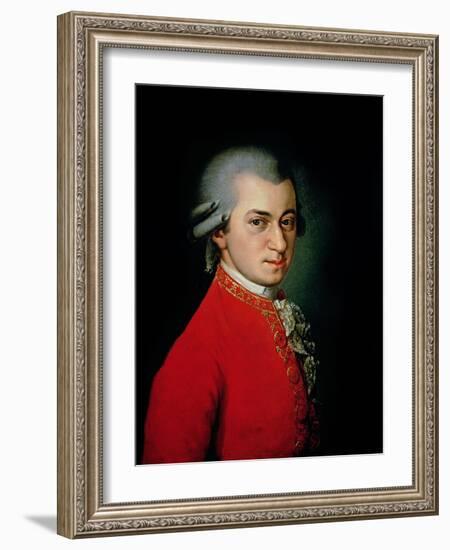 Wolfgang Amadeus Mozart, 1818-Barbara Krafft-Framed Giclee Print