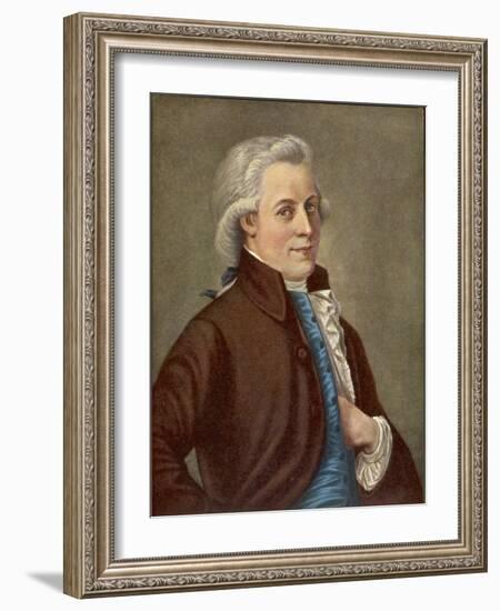 Wolfgang Amadeus Mozart Austrian Composer-Tischbein-Framed Photographic Print