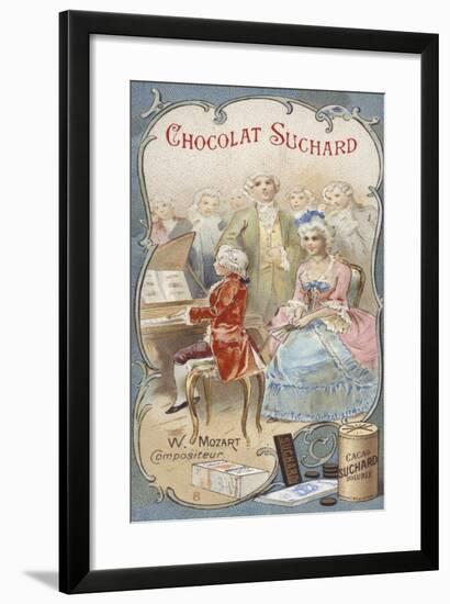 Wolfgang Amadeus Mozart, Austrian Musician and Composer, as a Child-null-Framed Giclee Print