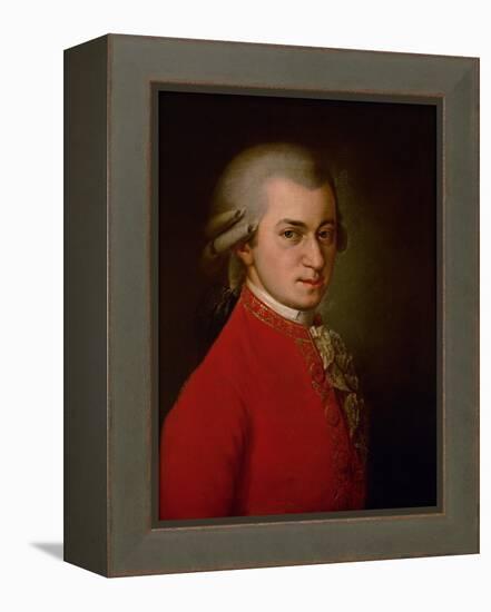 Wolfgang Amadeus Mozart, Posthumes Portrait, 1819-Barbara Krafft-Framed Premier Image Canvas