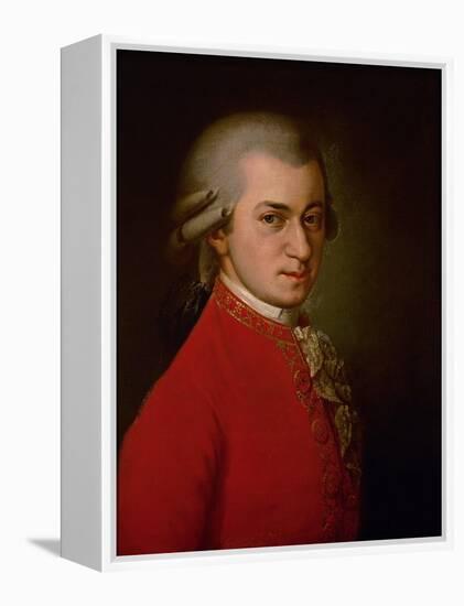 Wolfgang Amadeus Mozart, Posthumes Portrait, 1819-Barbara Krafft-Framed Premier Image Canvas