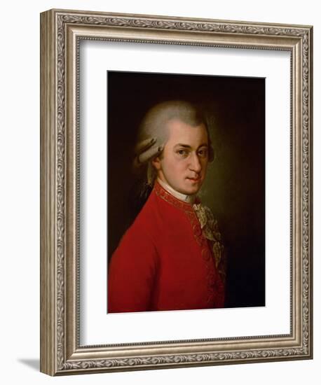 Wolfgang Amadeus Mozart, Posthumes Portrait, 1819-Barbara Krafft-Framed Giclee Print